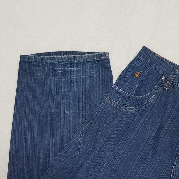 VINTAGE Rocawear Rainbow Graphic Baggy Fit Wide Leg High Rise Skater Jeans - Picture 7 of 16